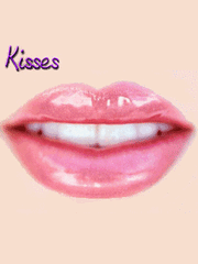 Gif animé bouche kisses